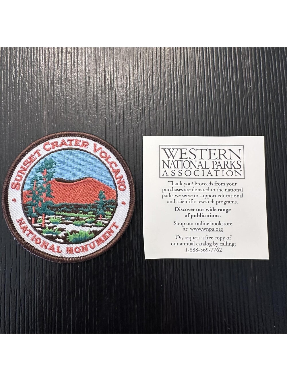 WNPA Sunset Crater Volcano National Monument Embroidered Souvenir Patch New
